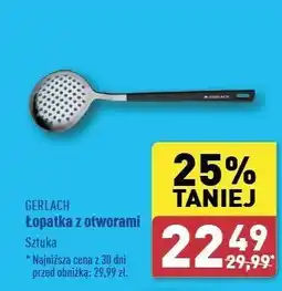 Łopatka z otworami Gerlach