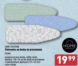 ALDI Pokrowiec na deskę do prasowania 130 x 48 cm Home Creation oferta