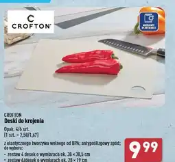 ALDI Deska do krojenia 38 x 30.5 cm Crofton oferta