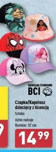 ALDI Czapka dziecięca z daszkiem minnie oferta