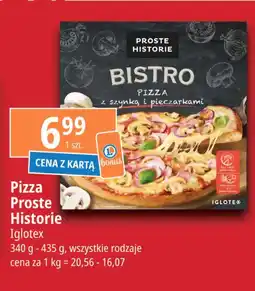 E.Leclerc Pizza z szynką i pieczarkami Iglotex Proste Historie Bistro oferta