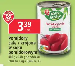 E.Leclerc Pomidory krojone w soku pomidorowym Wiodąca Marka Notre Jardin oferta