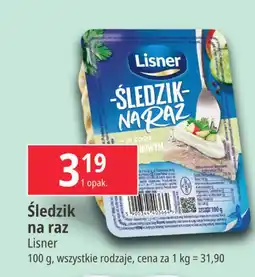 E.Leclerc Śledzik na raz w sosie śmietanowym Lisner Na Raz oferta