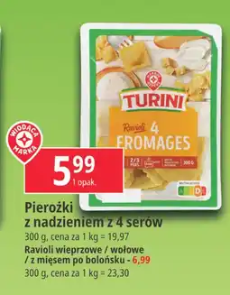E.Leclerc Ravioli z 4 serami Wiodąca Marka Turini oferta
