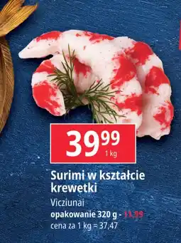 E.Leclerc Przysmak surimi o smaku krewetki Vici oferta