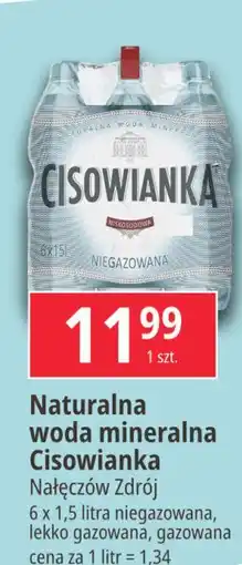 E.Leclerc Woda niegazowana Cisowianka oferta