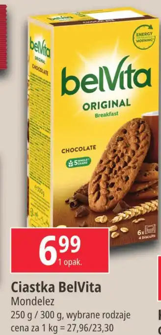 E.Leclerc Ciastka zbożowe czekoladowe Belvita oferta