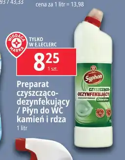 E.Leclerc Płyn do wc anty kamień i rdza Wiodąca Marka Syphon oferta