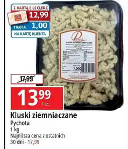 E.Leclerc Kluski ziemniaczane Pychota oferta