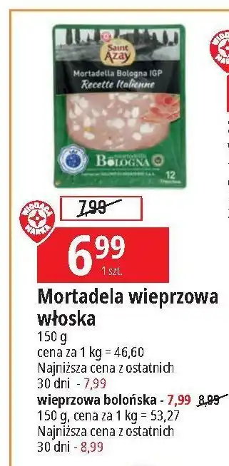 E.Leclerc Mortadelle italienne Wiodąca Marka Saint Azay oferta