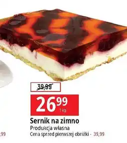 E.Leclerc Sernik na zimno z owocami Cukiernia E.leclerc oferta