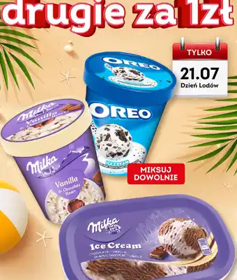 Żabka Lody Milka, Oreodrugie za 1 zł oferta