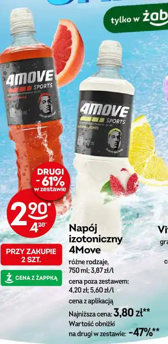 Żabka 4Move Napój izotoniczny 750 ml oferta