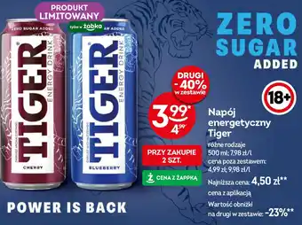 Żabka Tiger Napój energetyczny 500 ml oferta