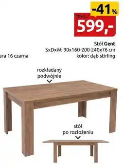 Black Red White Stół Gent oferta