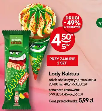 Żabka Lody Kaktus oferta