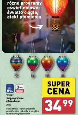 ALDI Lampa ogrodowa solarna oferta