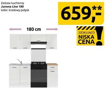 Black Red White Zestaw kuchenny Junona Line 180 , kredowy połysk oferta
