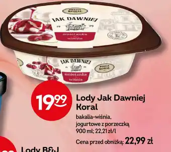 Żabka Lody Jak Dawniej Koral 900 ml oferta