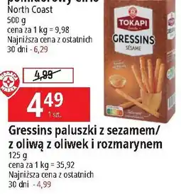 E.Leclerc Paluszki gressins z sezamem Wiodąca Marka Tokapi oferta