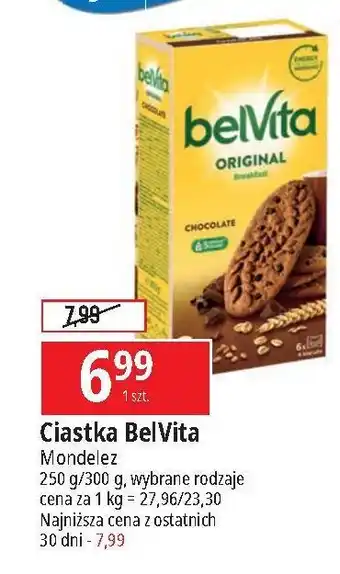 E.Leclerc Ciastka zbożowe kakaowe Belvita oferta
