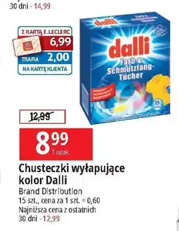 E.Leclerc Chusteczki wyłapujące kolor i brud Dalli oferta