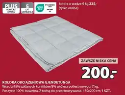 JYSK Kołdra obciążeniowa oferta