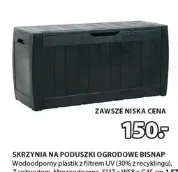 JYSK skrzynia na poduszki ogrodowe oferta