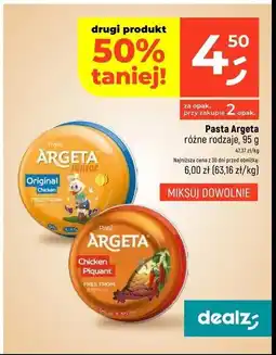 Dealz Pasta pikant Argeta oferta