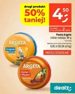 Dealz Pasta Argeta 95 g oferta