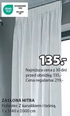 JYSK Zasłona oferta