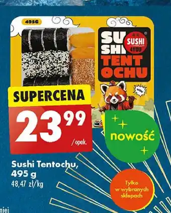 Biedronka Sushi tentochu Sushi 4you oferta