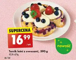 Biedronka Torcik letni z owocami oferta