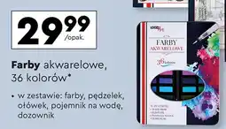 Biedronka Farby akwarelowe + akcesoria Loozz oferta