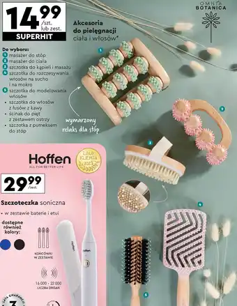 Biedronka Szczotka do włosów z fusów kawy Omnia Botanica oferta