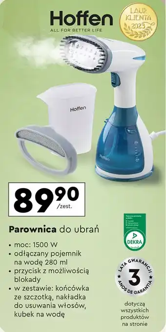 Biedronka Parownica do ubrań 1500 w Hoffen oferta