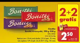 Biedronka Ciastka kruszynki z orzechami laskowymi i czekoladą Bonitki oferta