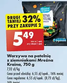 Biedronka Warzywa na patelnie z ziemniakami Mroźna Kraina oferta