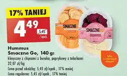 Biedronka Hummus z chipsami buraka Smacznego! oferta