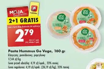Biedronka Hummus paprykowy Govege oferta