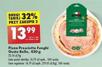 Biedronka Pizza prosciutto e funghi Gustobello oferta