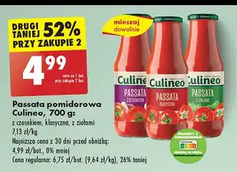 Biedronka Passata z ziołami Culineo oferta