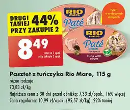 Biedronka Pasta z tuńczyka oliwkami Rio Mare oferta