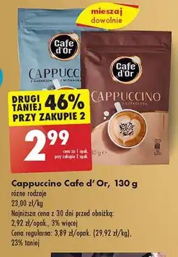 Biedronka Cappuccino czekoladowe Cafe D'or oferta