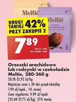 Biedronka Rodzynki w czekoladzie Meltie oferta