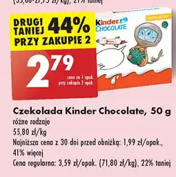 Biedronka Czekoladki Kinder Chocolate oferta