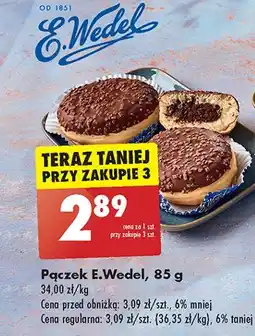 Biedronka Pączek czekolada E. Wedel oferta