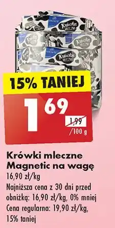 Biedronka Krówki mleczne Magnetic oferta