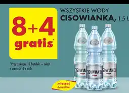 Biedronka Woda niegazowana Cisowianka oferta