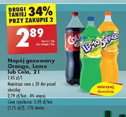 Biedronka Napój o smaku cytrynowym Lemo oferta